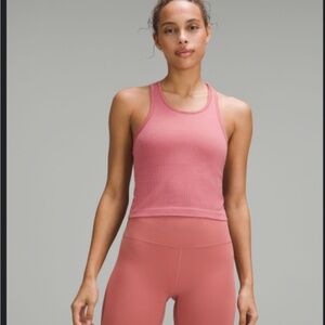 Ebb to Street Cropped Racerback Tank Top